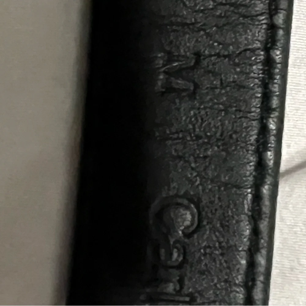 Carlisle vintage leather belt with gold buckle